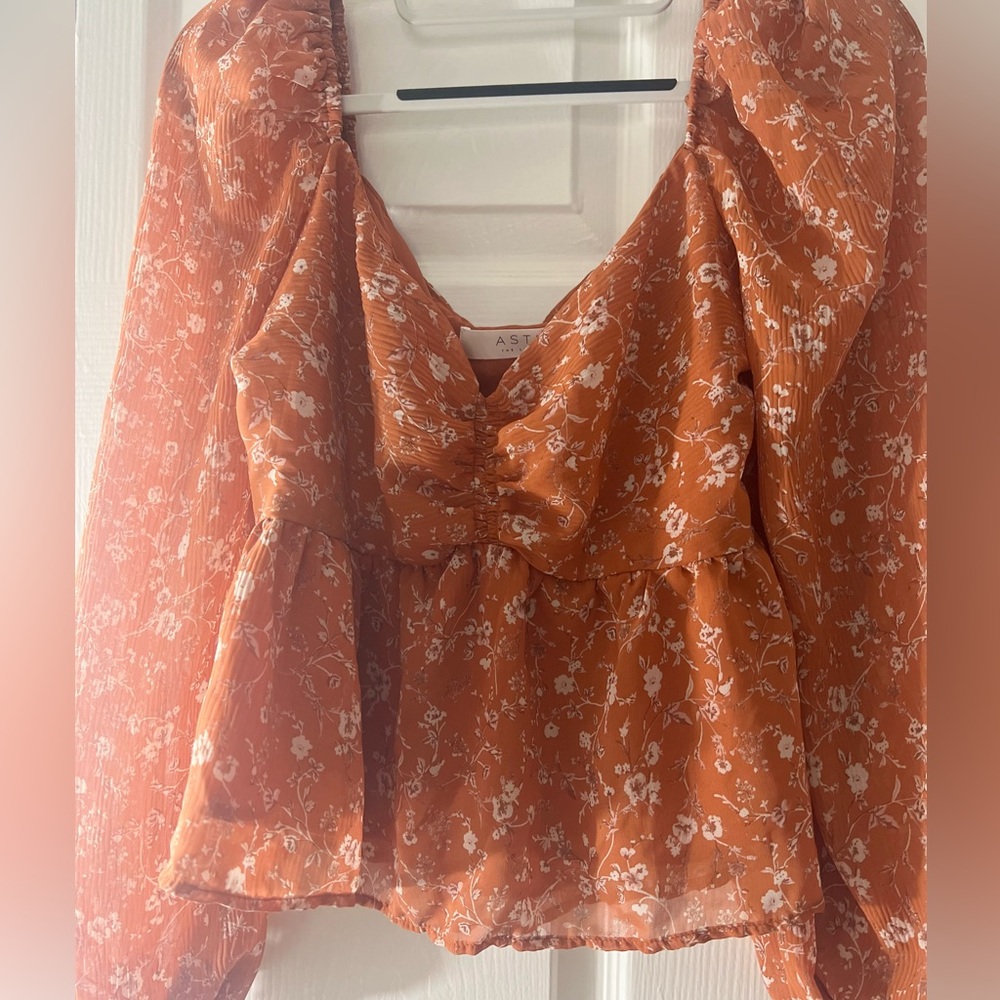 Long sleeve blouse